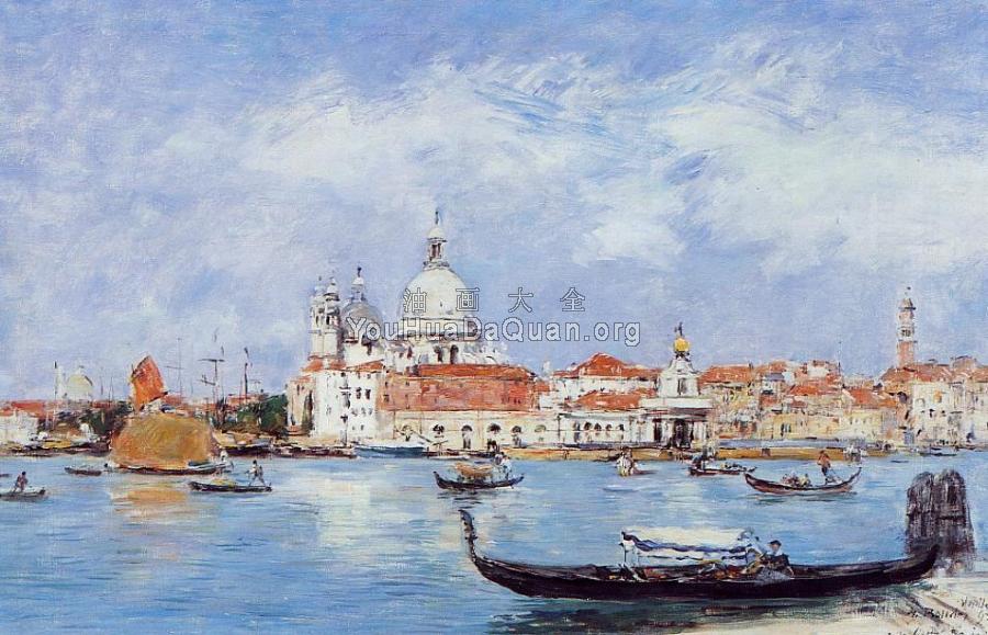 Venice, View from the Grand Canal - 尤金·布丹